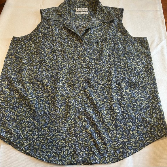 Columbia GRT Sleeveless Women’s Collared Button Down Blouse - Picture 1 of 10